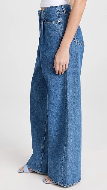 SLVRLAKE Taylor Wide Pleated Jeans - Image 3