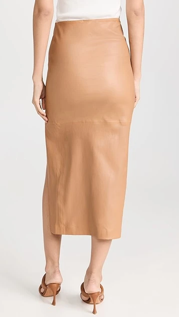 SPRWMN Tube Skirt With Front Slit - Image 2