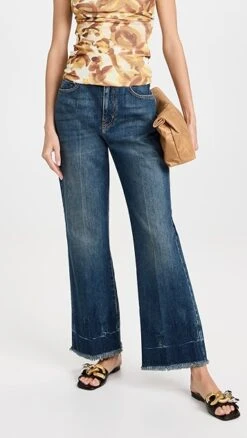 Stella McCartney Vintage 90's Crop Flare Jeans