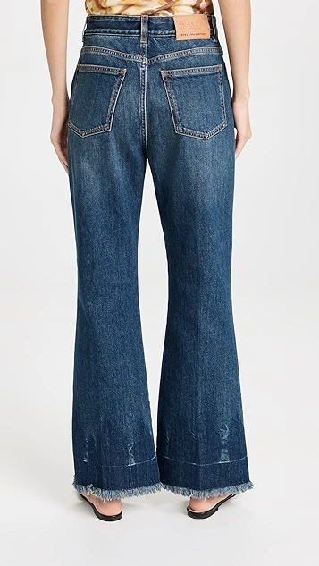 Stella McCartney Vintage 90's Crop Flare Jeans - Image 2
