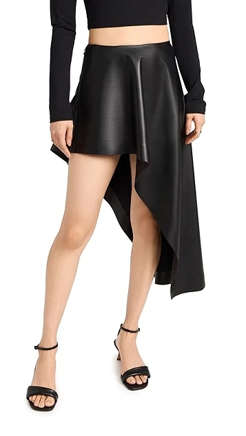 Stella McCartney Faux Leather Skirt - Image 6