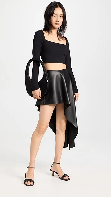 Stella McCartney Faux Leather Skirt - Image 4
