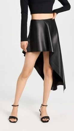 Stella McCartney Faux Leather Skirt