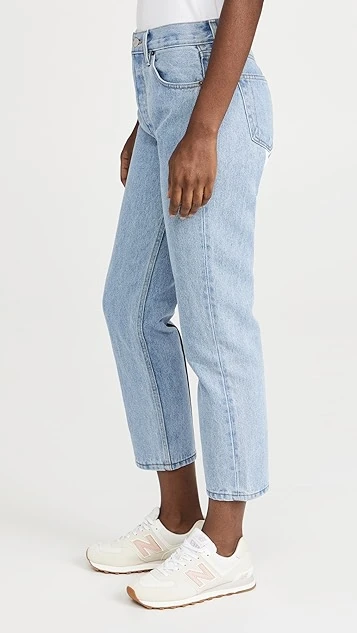 Still Here Black And White Tate Crop Jeans - Image 3