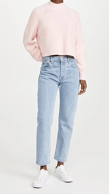 Still Here Cloud Rainbow Tate Crop Jeans - Image 4