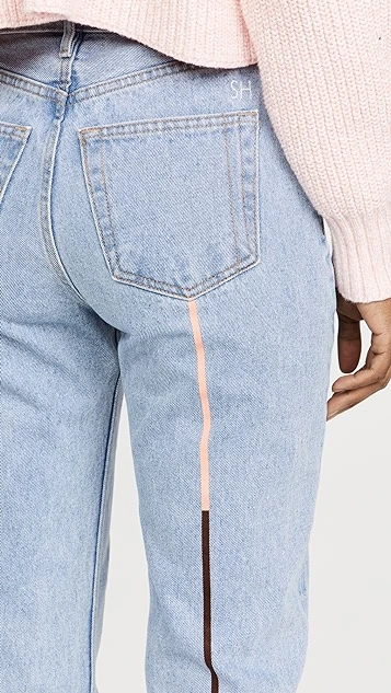 Still Here Cloud Rainbow Tate Crop Jeans - Image 5