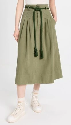 THE GREAT. The Field Skirt