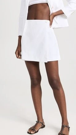 Theory Button Mini Skort