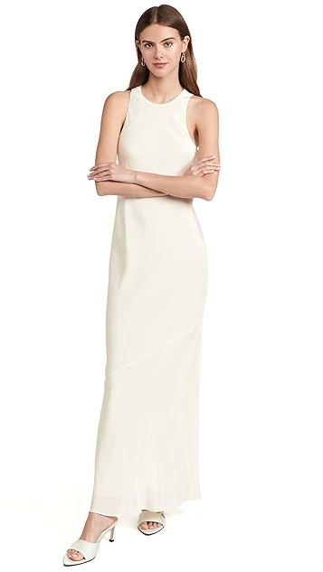 Tibi 4 Ply Silk Bias Dress - Image 6