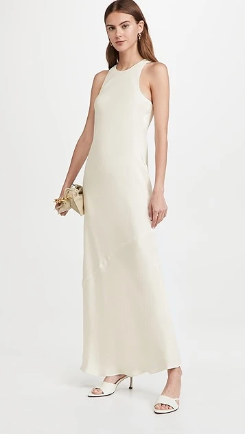 Tibi 4 Ply Silk Bias Dress - Image 4