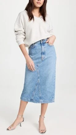 Made In Tomboy Huguette Denim Skirt
