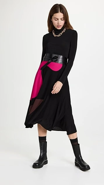 Tory Burch Colorblock Knit Skirt - Image 4