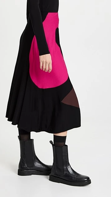 Tory Burch Colorblock Knit Skirt - Image 3