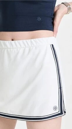 Tory Sport Side-Slit Tennis Skirt