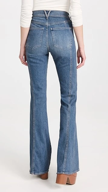 Veronica Beard Jean Sheridan Jeans With Side Seam Gusset - Image 2