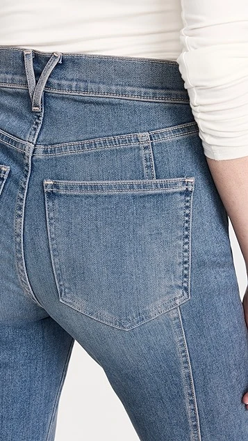 Veronica Beard Jean Sheridan Jeans With Side Seam Gusset - Image 5