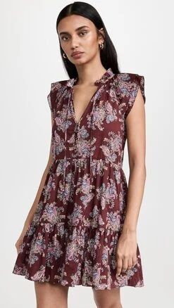 Veronica Beard Ketti Dress Zee Sleeves