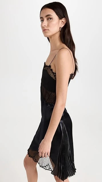 Victoria Beckham Mini Lace Intarsia Cami Dress - Image 2