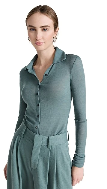 Vince Long Sleeve Polo - Image 6