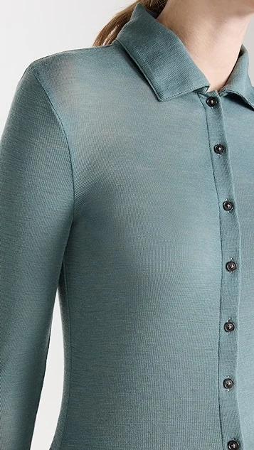 Vince Long Sleeve Polo - Image 5