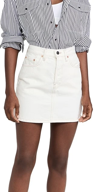 WARDROBE.NYC Denim Mini Skirt - Image 6
