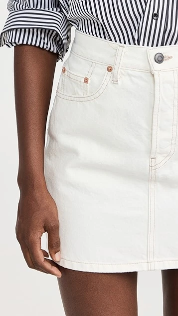 WARDROBE.NYC Denim Mini Skirt - Image 5