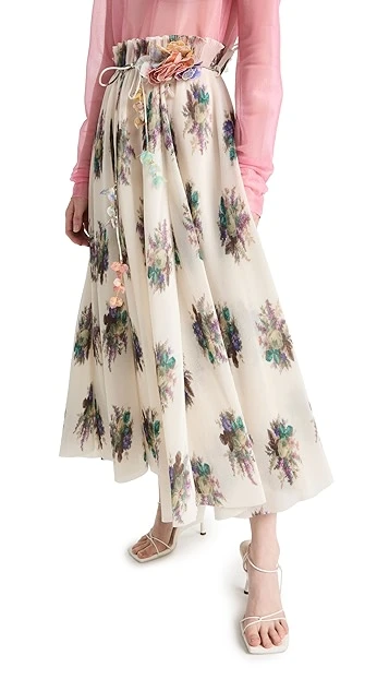 Zimmermann Pleated Midi Skirt - Image 6