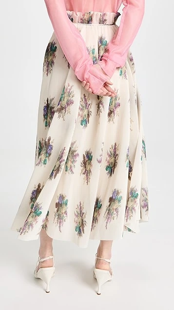 Zimmermann Pleated Midi Skirt - Image 2