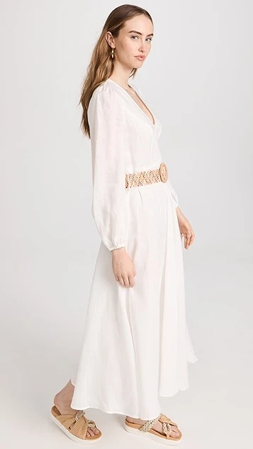 Zimmermann Cira Plunge Long Dress - Image 3