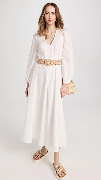 Zimmermann Cira Plunge Long Dress - Image 4
