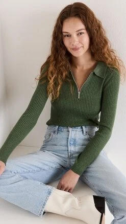 Z Supply Rico Half Zip Pullover